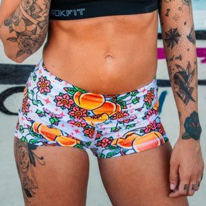 RokFit Peach Bum Booty Shorts - Size S